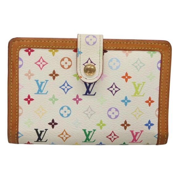 LOUIS VUITTON Multicolor Portefeuille Viennois Wallet White - Picture 1 of 16